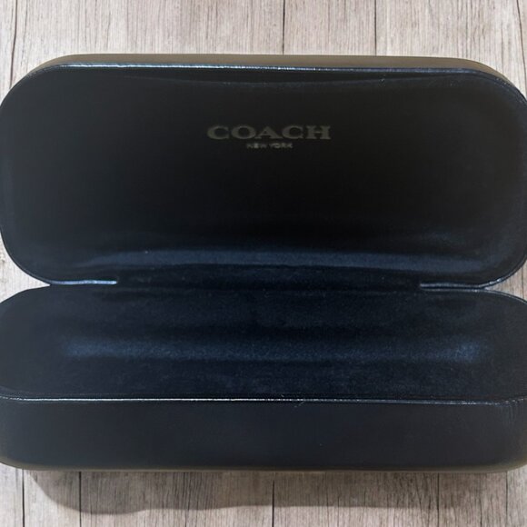 Coach Sunglass Eyeglass Eyewear Black Hard Shell Eyeglasses Case Only - Picture 3 of 5
